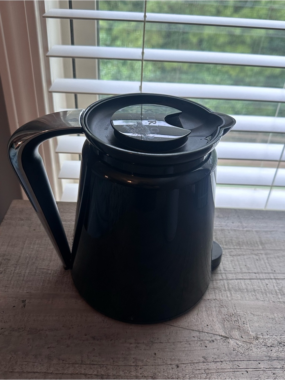 Keurig Double Wall 2.0 Plastic Thermal Coffee Carafe Black 32 Oz